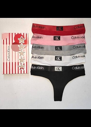 Calvin Klein 5li Tanga külot 