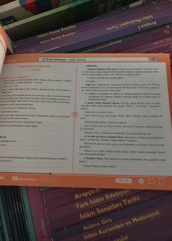  Benim Hocam YKS AYT Türk Dili ve Edebiyatı Video Ders Notları