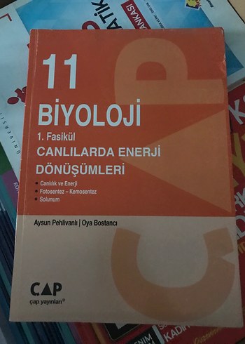 11. Sınıf Biyoloji Canlılarda Enerji Dönüşümleri Kitabı
