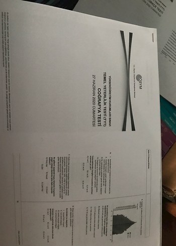  Beden Renk YSK ÖSYM çıkmış sorular
