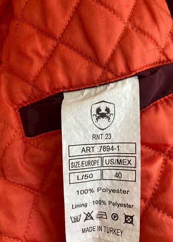 Bordo Fermuarlı Erkek Street Wear Mont - Görsel 4