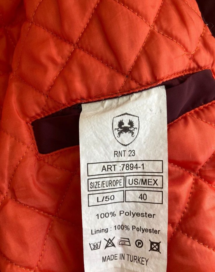 Bordo Fermuarlı Erkek Street Wear Mont - Görsel 4