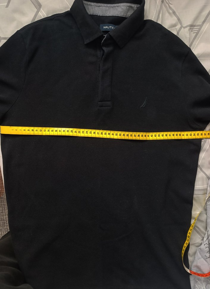 Erkek Siyah Uzun Kollu Polo Tişört - Görsel 4