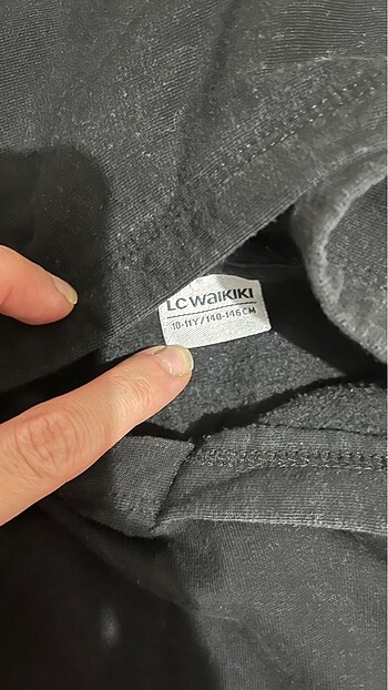 10 Yaş Beden siyah Renk Erkek çocuk 2 adet sweatshirt