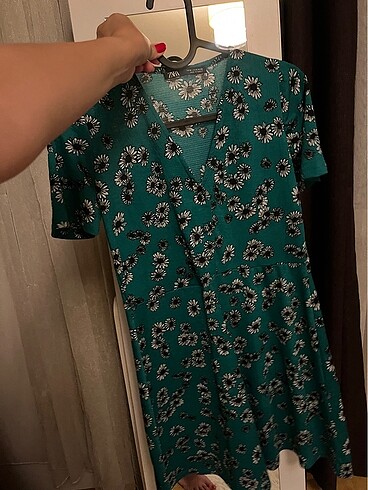 Zara Yeşil elbise