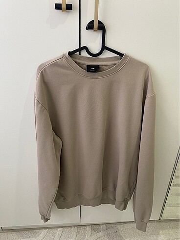 H&M marka krem sweatshirt