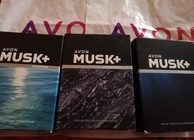 Avon musk erkek parfüm 