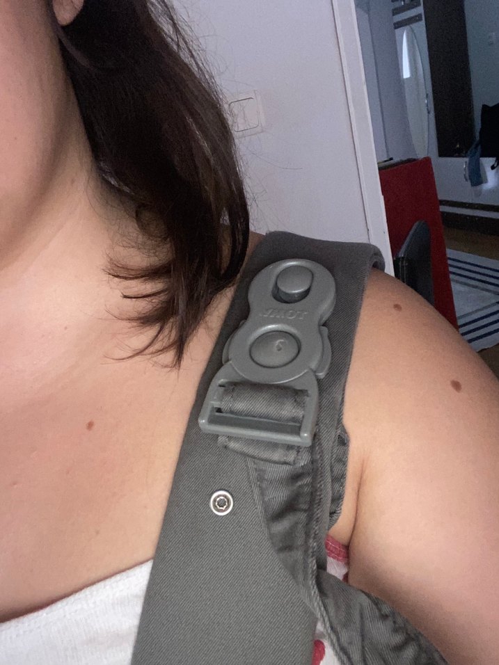 Gri Bebek Kanguru Taşıyıcı - Görsel 4