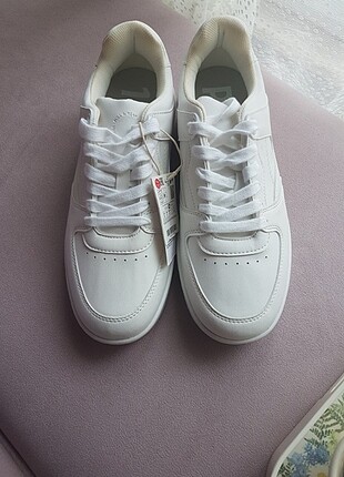 Pull &bear beyaz ayakkabı 