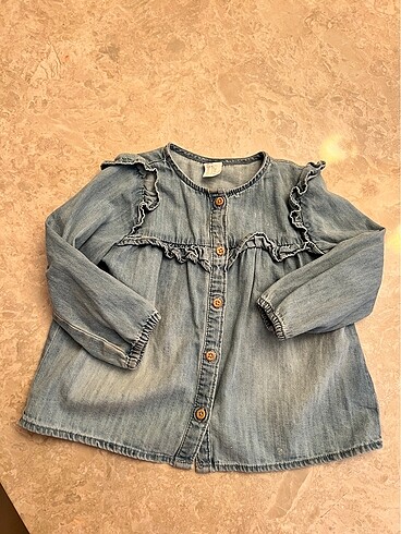 H&M jean gömlek