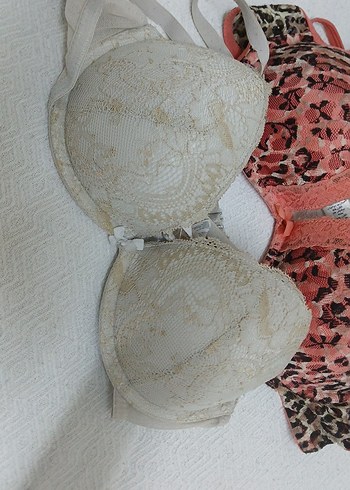 La Senza Renkli ve Desenli Vintage Sütyen Seti