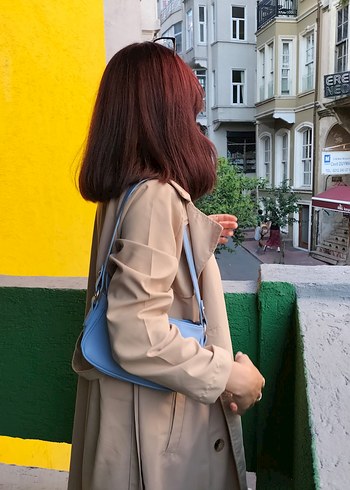 Diğer Bej Midi Kadın Trençkot S Beden