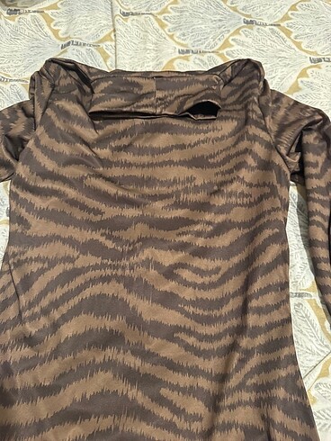 m Beden Milla zebra elbise