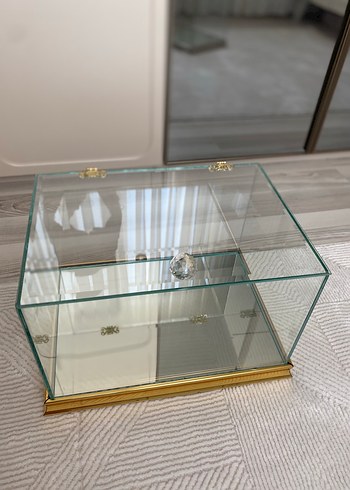 Ikea Parlak Altın Renkli Dekoratif Ayna