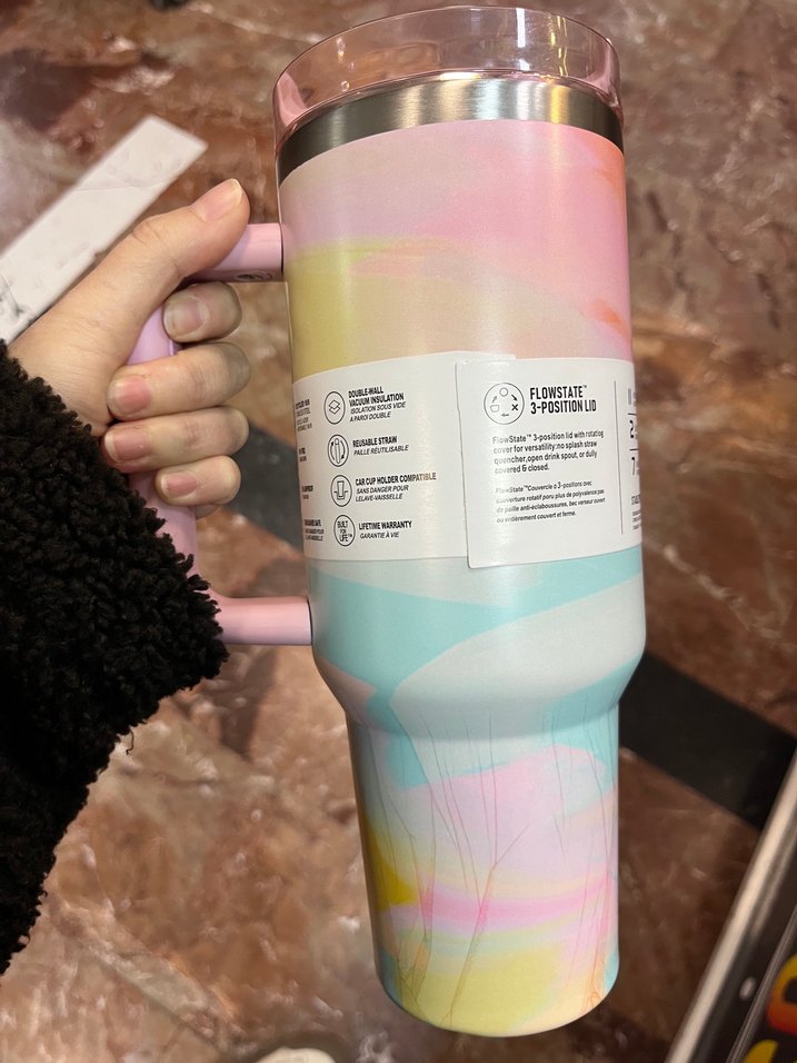 Pastel Renkli Stanley Quencher XL Termos Bardak - Görsel 2