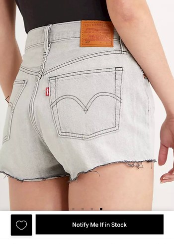 Levis 501 Sort