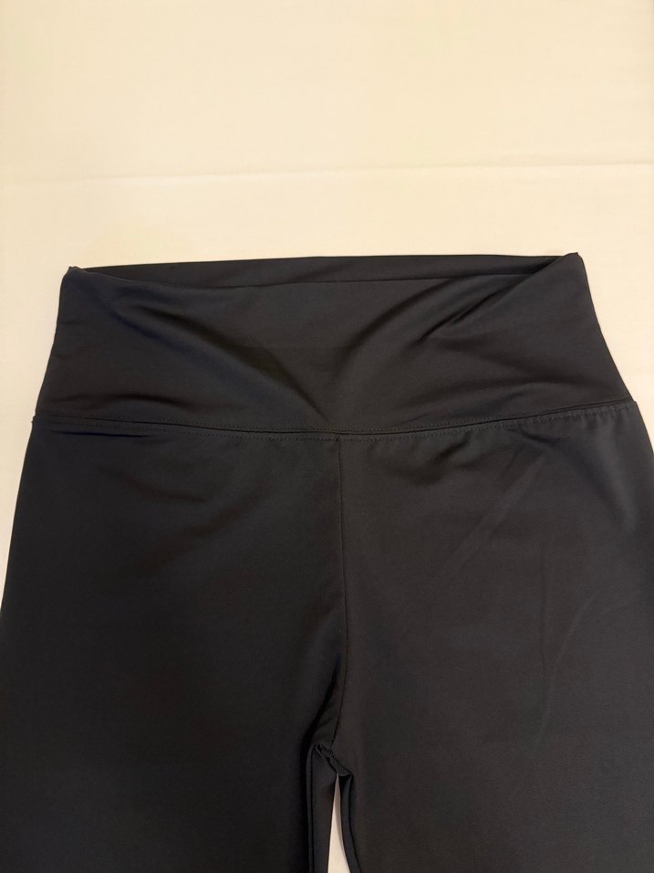 Siyah Midi Spor tayt - Görsel 2