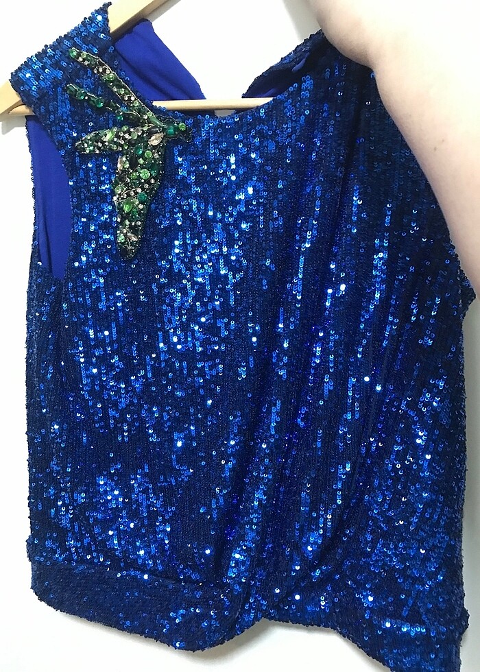 Payetli bluz - Görsel 4