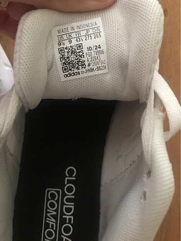 43 Beden Adidas erkek ayakkabı