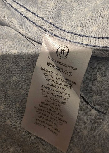 Vakko Desenli Gömlek. 43 Beden - Görsel 3