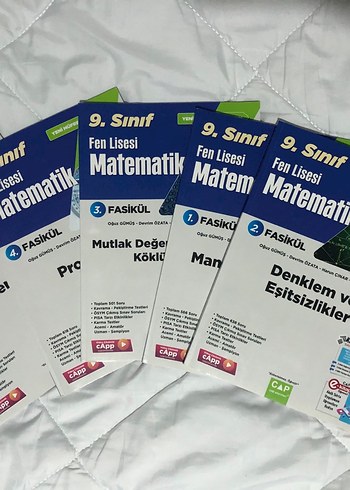 Çap yayınları fen lisesi konu anlatımlı test fasiküller