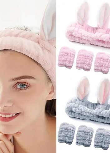 PELUŞ TAVŞAN KULAK SAÇ BANDI 