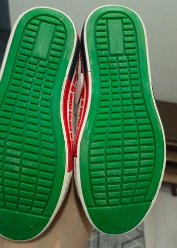 U.S Polo Assn. Kız Çocuk Beyaz Cırt Cırtlı Spor Ayakkabı