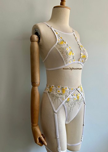 Papatyalı Halter Yaka J.Takım - Görsel 5