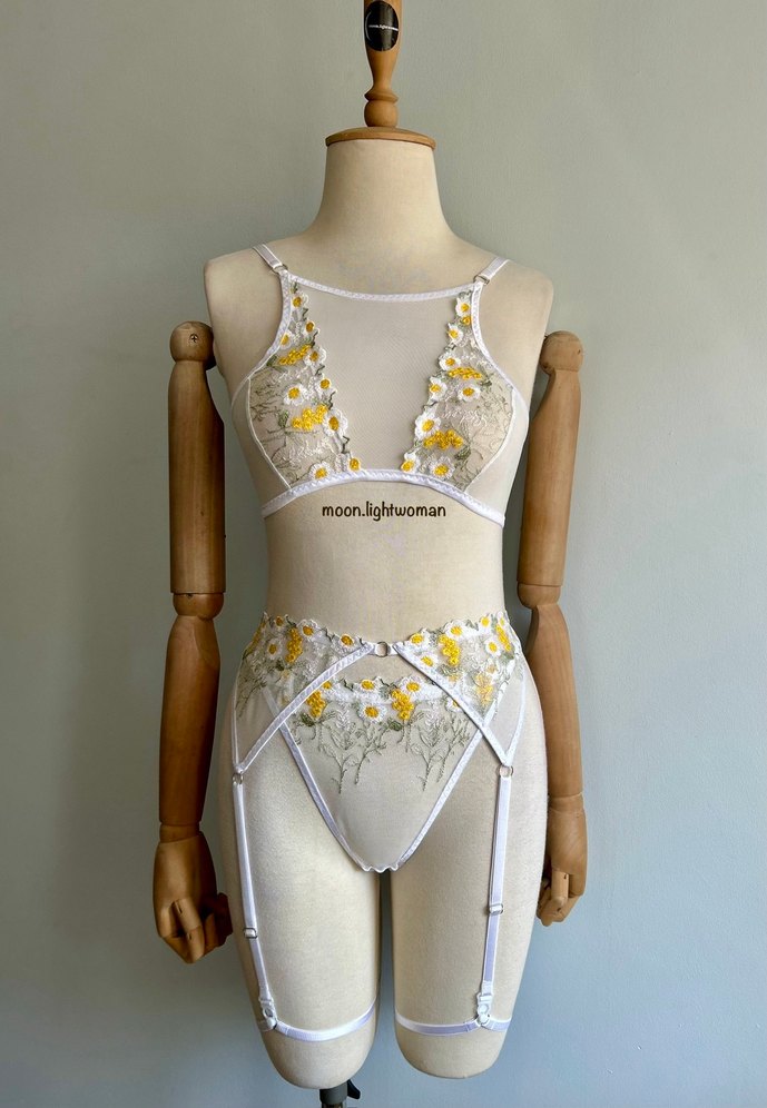 Papatyalı Halter Yaka J.Takım - Görsel 4