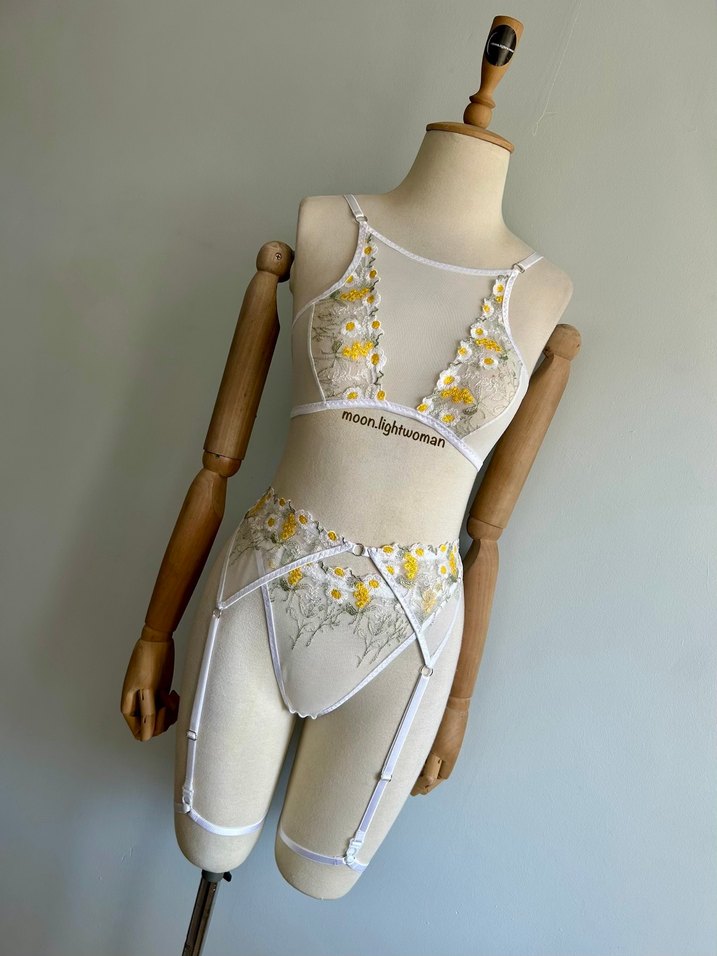 Papatyalı Halter Yaka J.Takım - Görsel 3