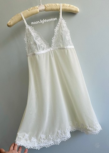 Vintage Babydoll Gecelik - Görsel 3