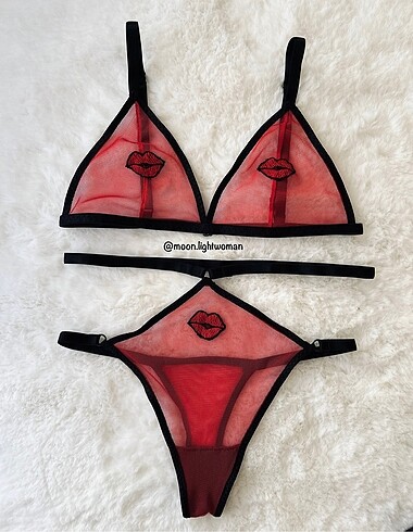 Diğer Tasarım Öpücük Detay Bralet Takım