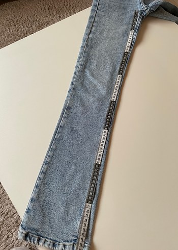 32 Beden gri Renk stradivarius comfort fit jean