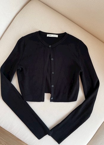 Pull and Bear pull bear crop triko hırka