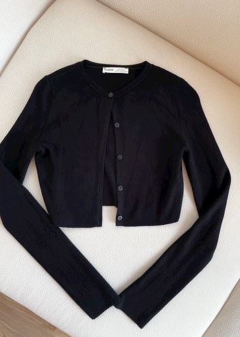 pull bear crop triko hırka