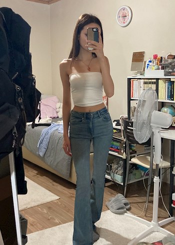 Zara zara mavi flare jean