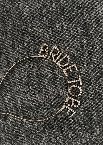  Beden Gri Denim gelin olacak Tacı Bride