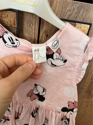 H&M H&M MİNNİE MOUSE ElBİSE