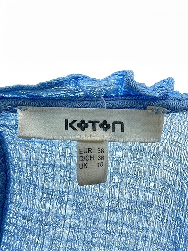38 Beden mavi Renk Koton Bluz %70 İndirimli.