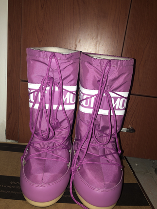 37 Beden mor Renk Moon Boot