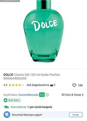 Dolce parfüm 