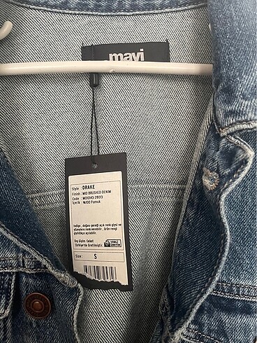 Mavi kot ceket