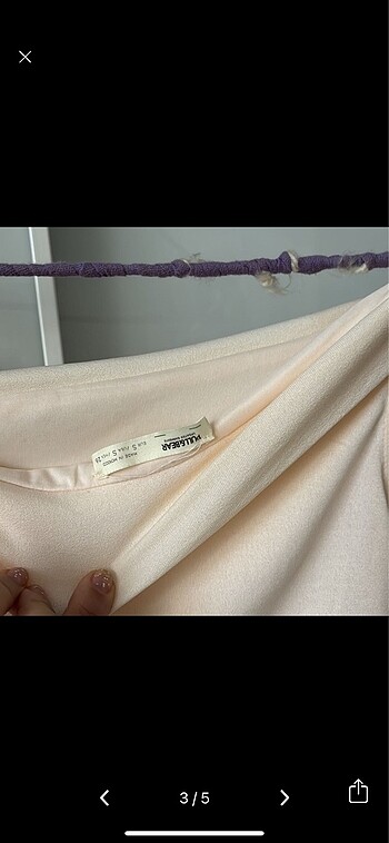 s Beden Bershka drape elbise
