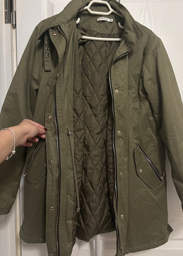 Yeşil haki parka - Görsel 2