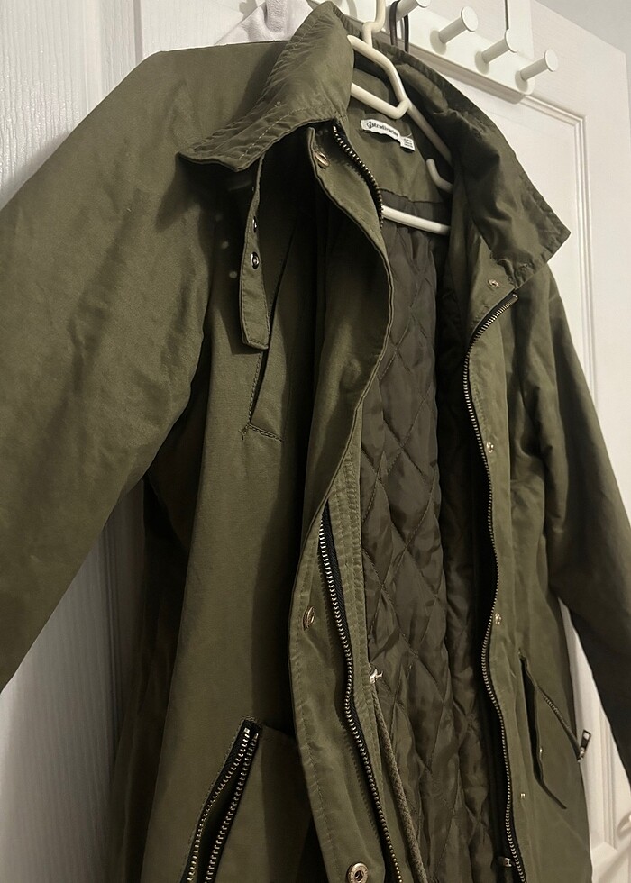 Yeşil haki parka - Görsel 3