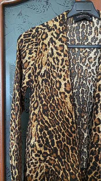 s Beden Leopar çeket
