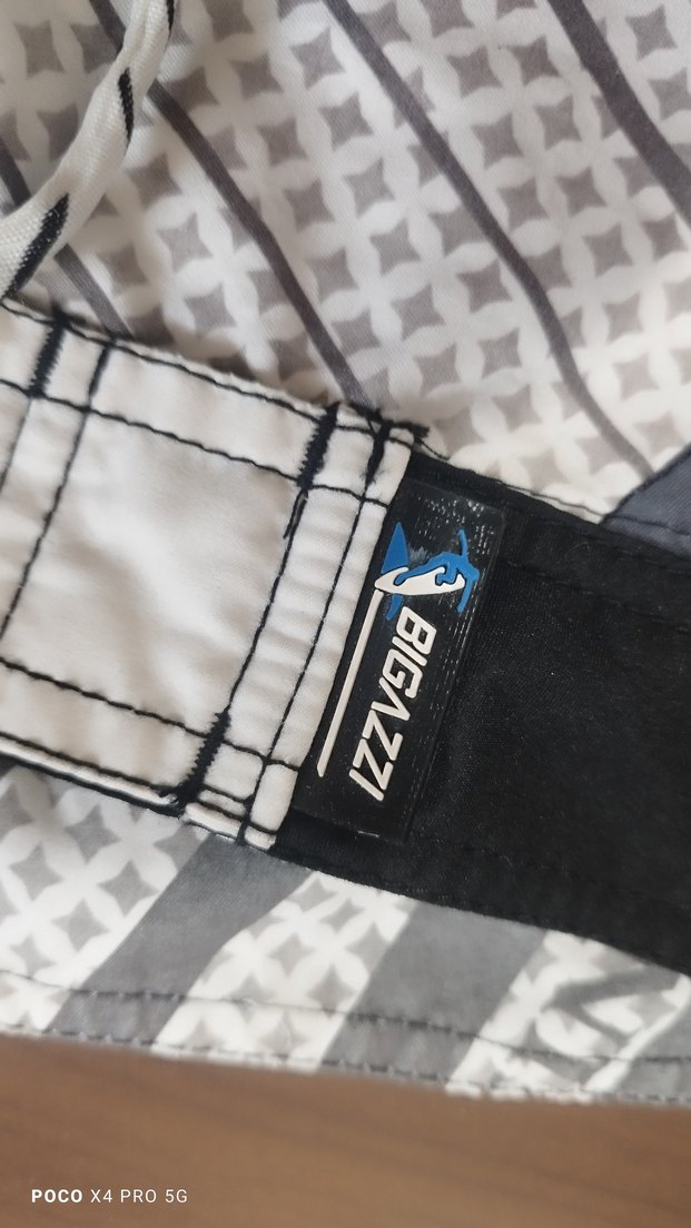 Gri Desenli Elastik Bel Erkek Şort - Görsel 4