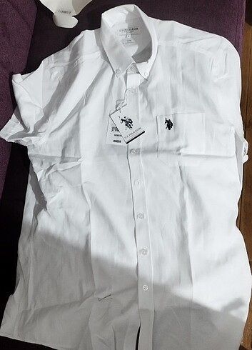 l Beden beyaz Renk #UsPolo gömlek Eni 52 Boyu 75..Her renk bir çok uspolo gömlek va