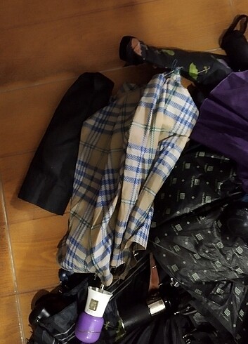 Şemsiye..Her renk onlarca bulunur ..Yeni ve 2.eller..Uygun fiata - Görsel 8