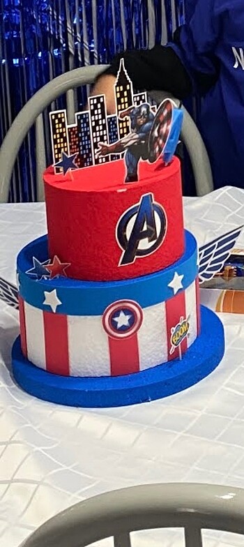 Maket pasta avengers kaptan Amerika